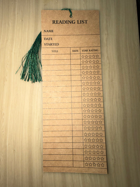 Book Tracker Bookmark