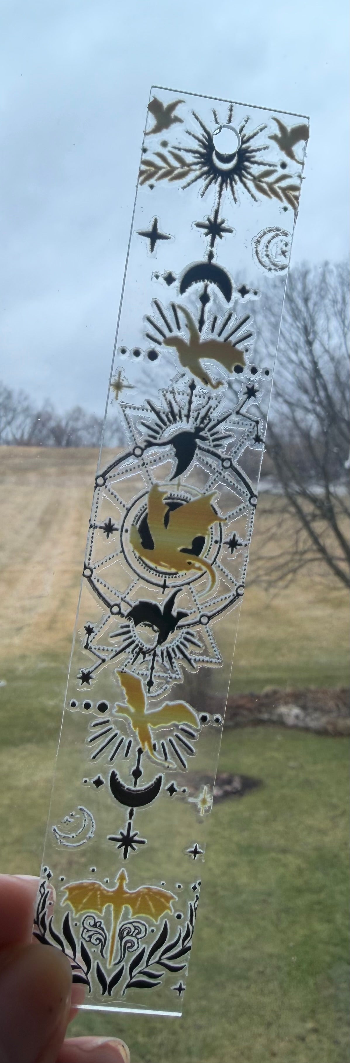 Acrylic Dragon Bookmark (Assorted)
