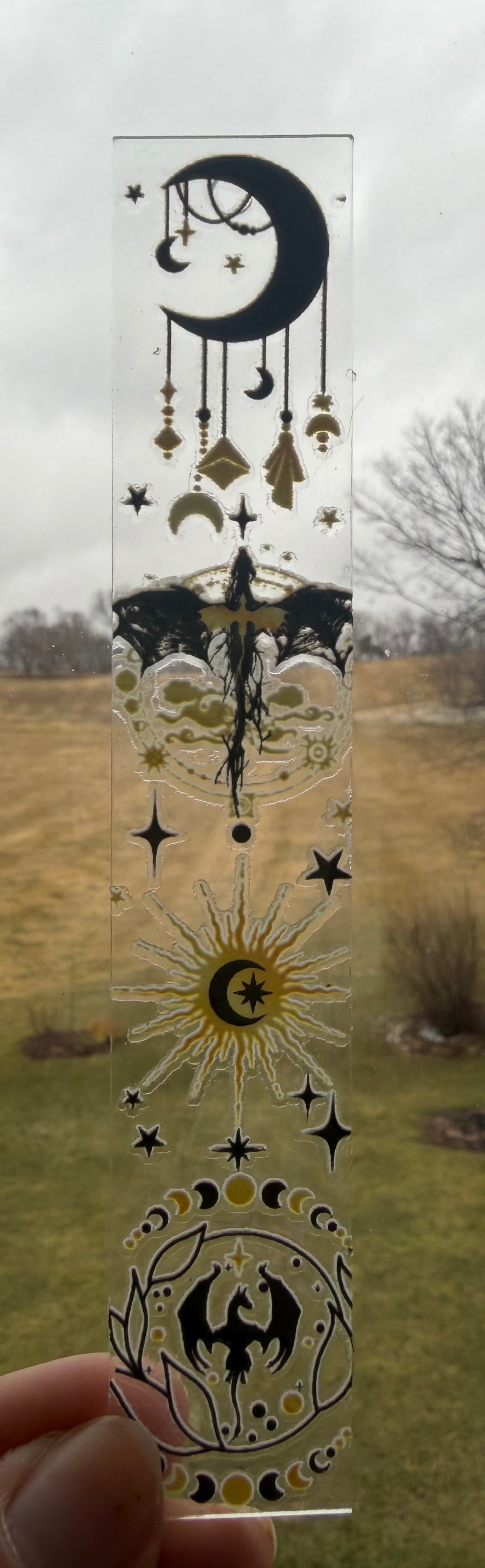 Acrylic Dragon Bookmark (Assorted)
