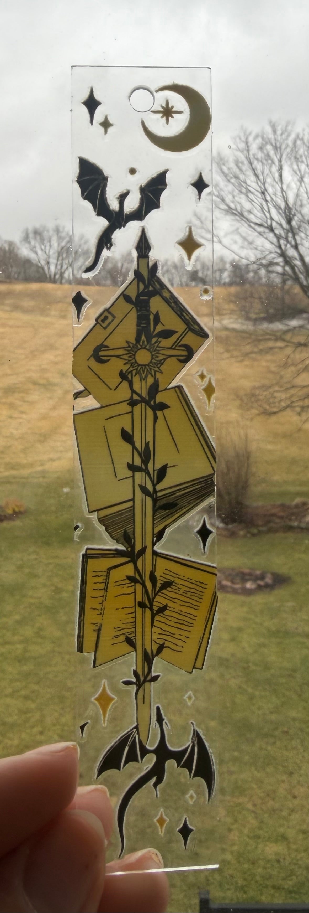 Acrylic Dragon Bookmark (Assorted)