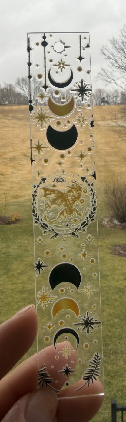 Acrylic Dragon Bookmark (Assorted)